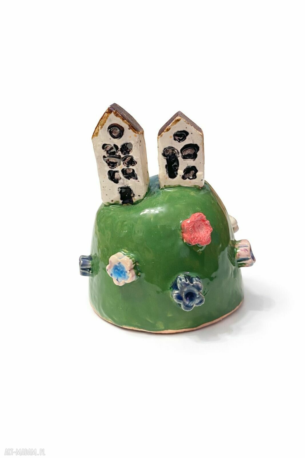 Domek ceramiczny - dekoracja handmade