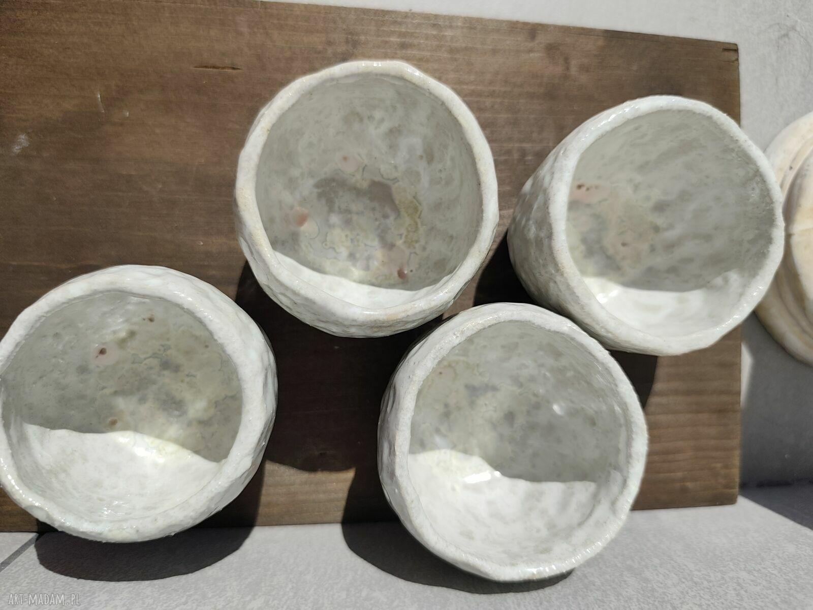 Osłonka ceramiczna do doniczki - ręcznie szkliwiona donica