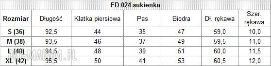 Dopasowana sukienka z paskami Emily szara 024