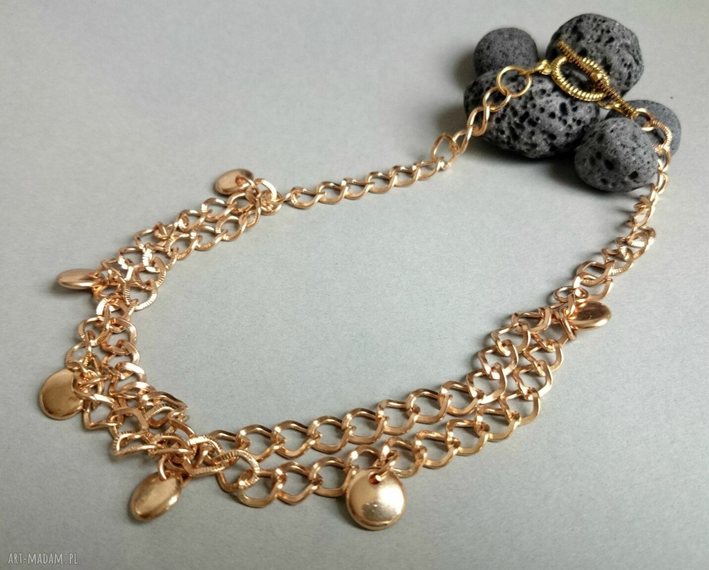 Naszyjnik Doro - złoty łańcuszek handmade dla kobiet