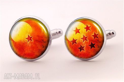 Dragon ball spinki mankietów kule męskie ręcznie robione wysokiej
