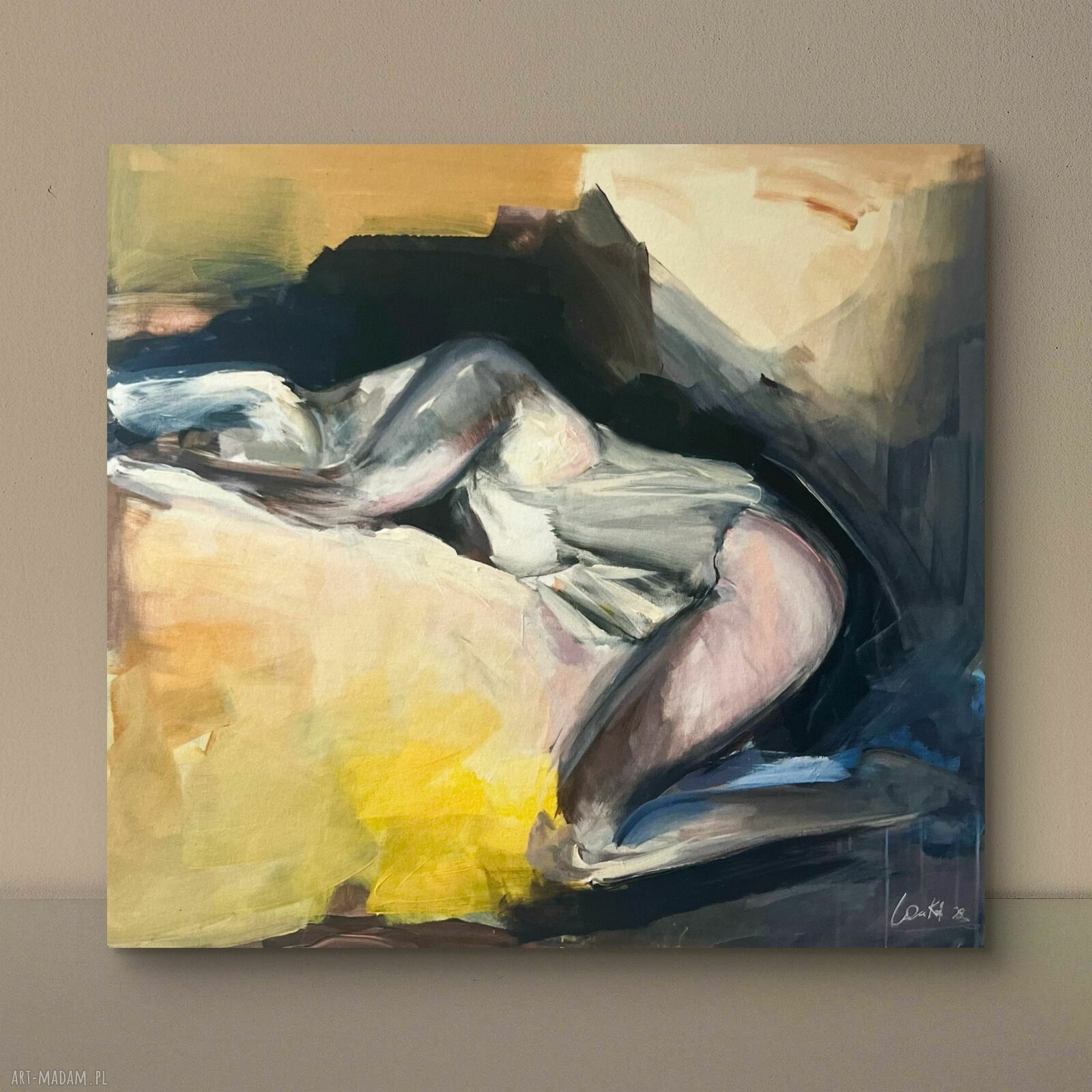 Dream - duży obraz kobiety 100x100 cm