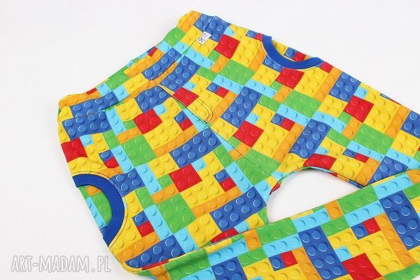 Dresiaki w lego - spodnie baggy handmade dla chłopca