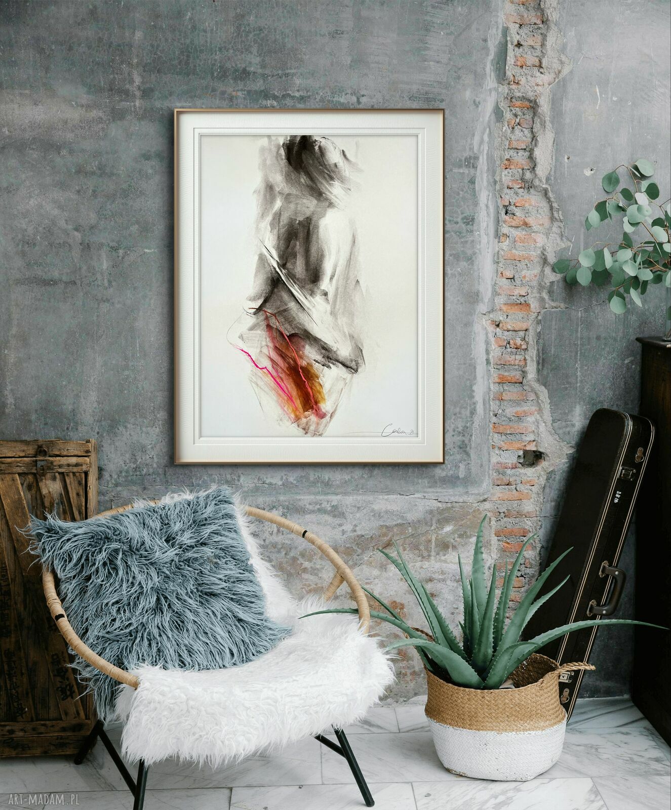 Dress - obraz 50x70 cm Louka
