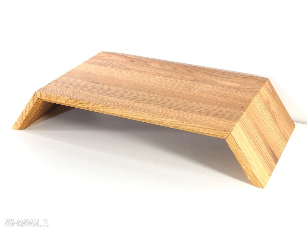 Drewniana podstawka pod monitor - stojak pod monitor