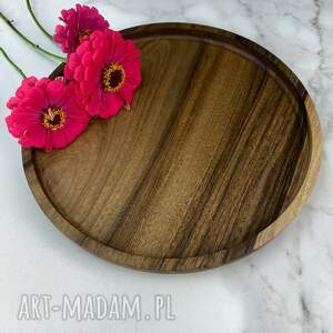 drewniana taca z orzecha 29 cm messto made by wood