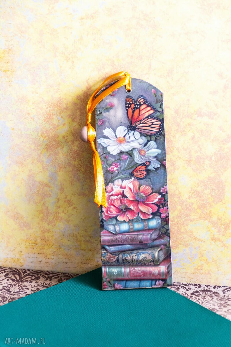 Drewniana zakładka do książki "Witaj piesku" - dla niej, handmade
