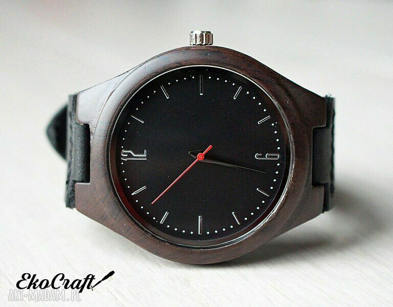 Drewniany zegarek EBONY CLASSIC