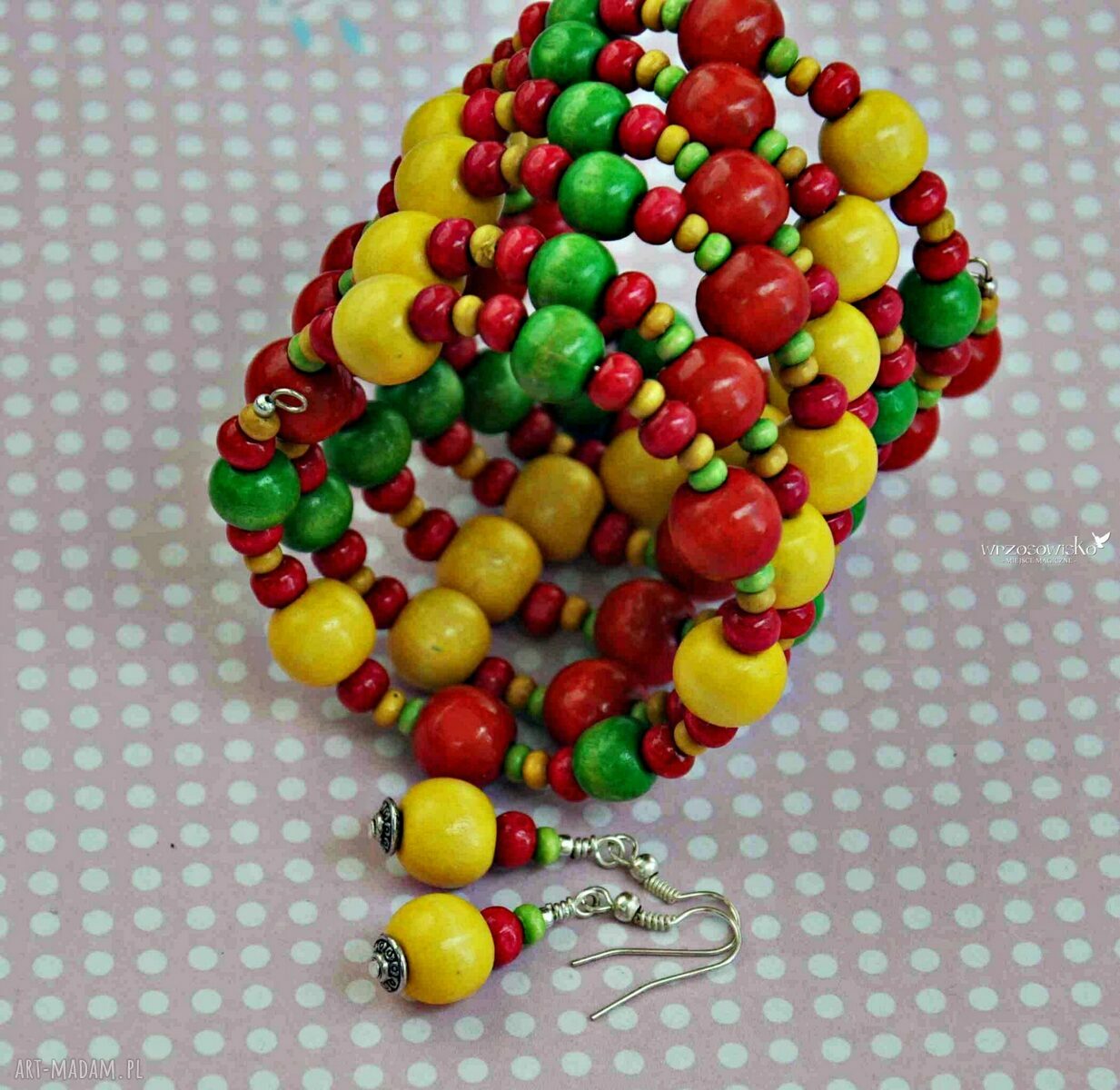 Komplet słoneczny handmade