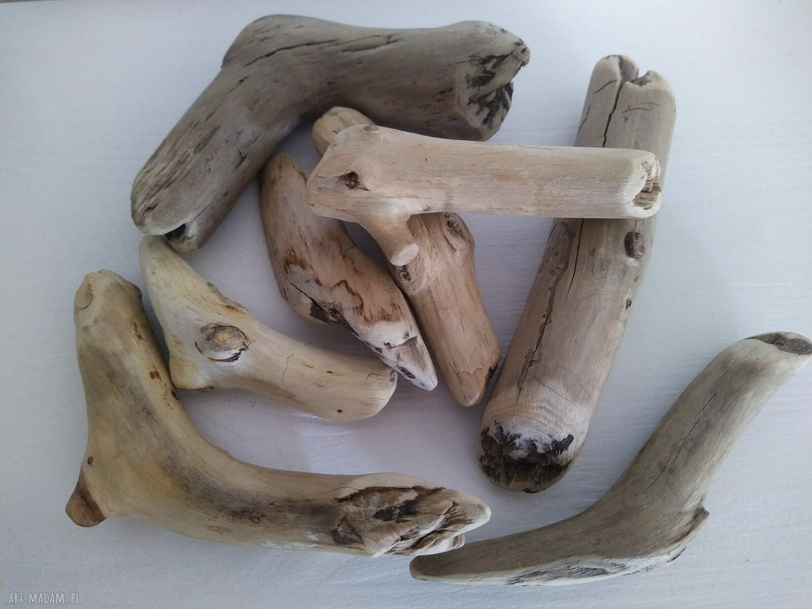 Ozdoba morska Drift wood - naturalne patyki 10-15 cm (8 szt.)
