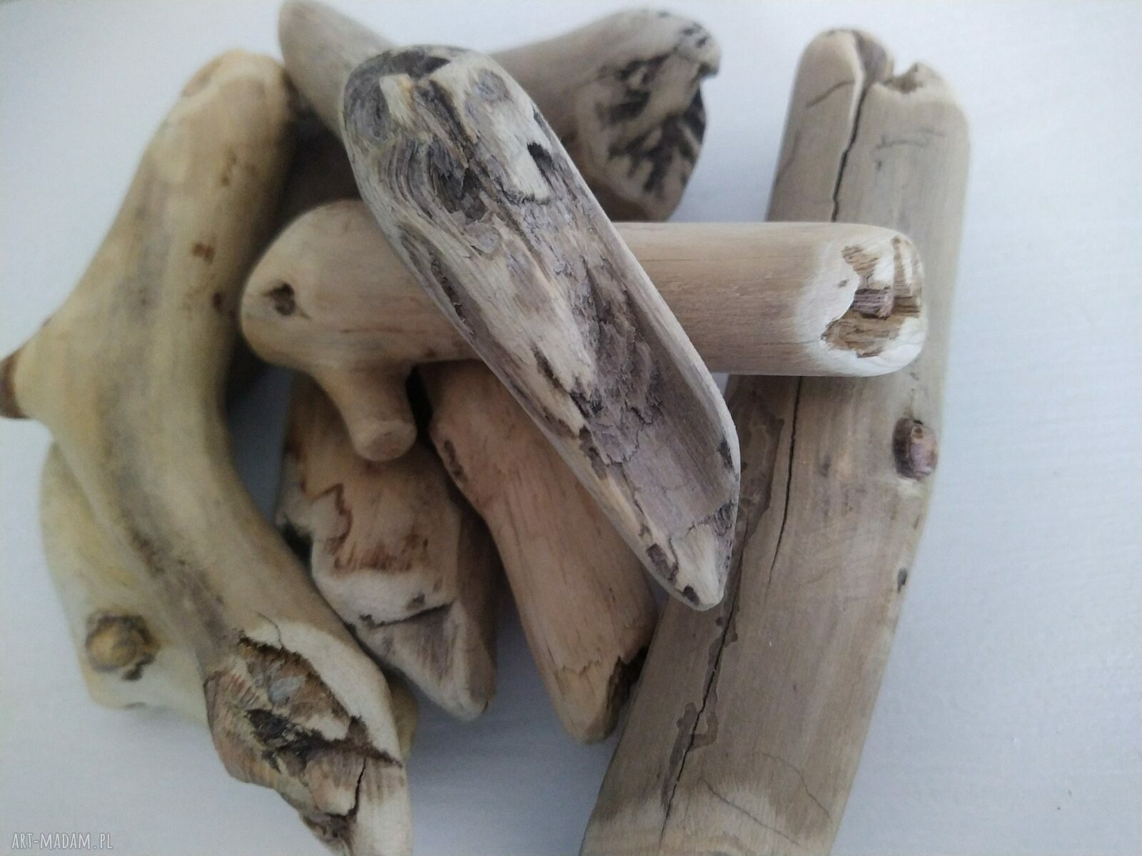 Ozdoba morska Drift wood - naturalne patyki 10-15 cm 8 szt.
