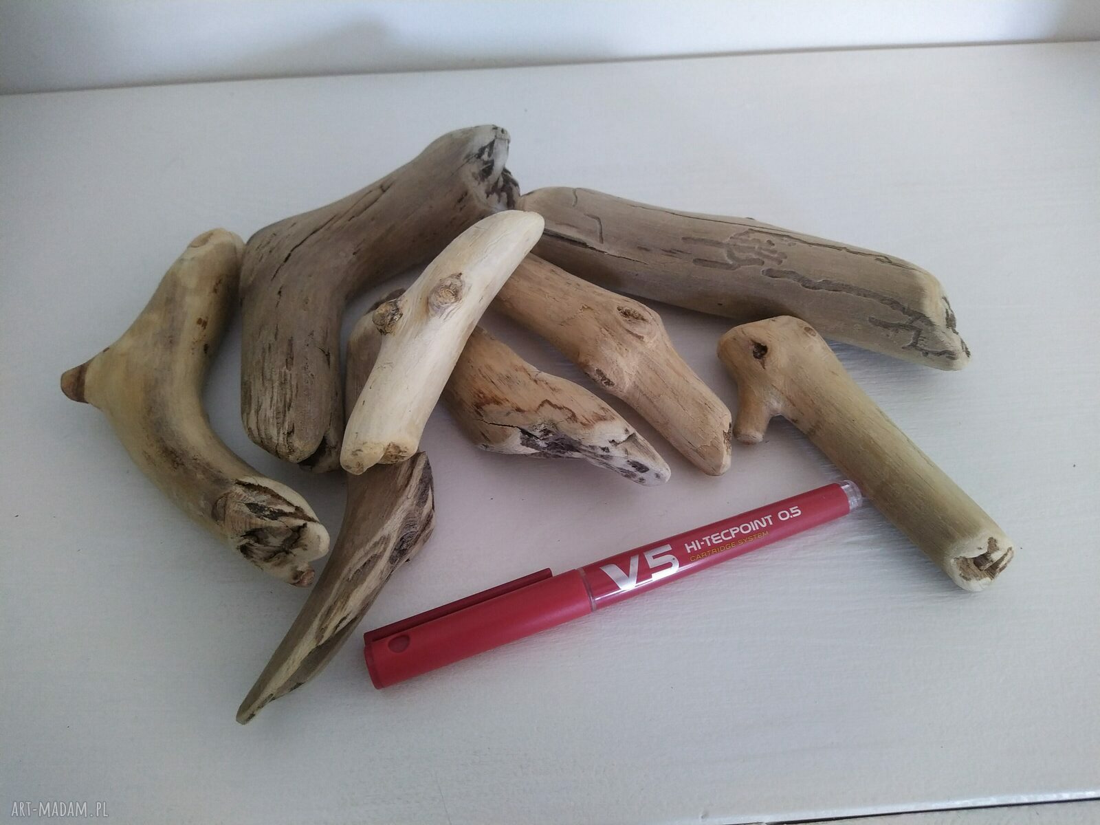 Ozdoba morska Drift wood - naturalne patyki 10-15 cm (8 szt.)