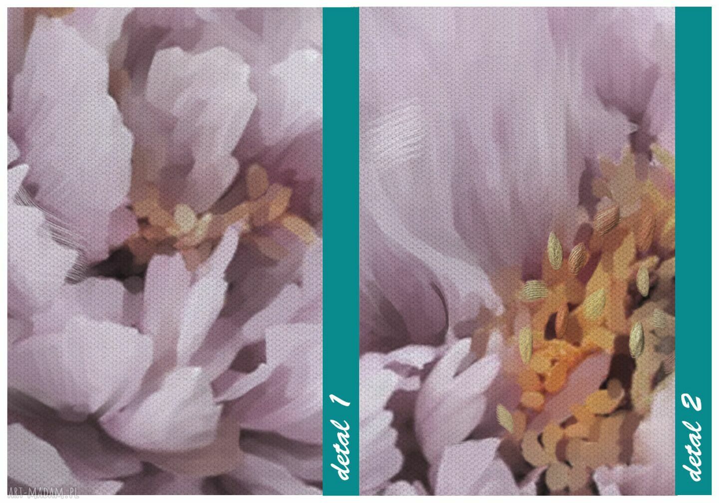 Obraz drukowany na płótnie Kwiaty piwonii 147 x 60 x 2 cm