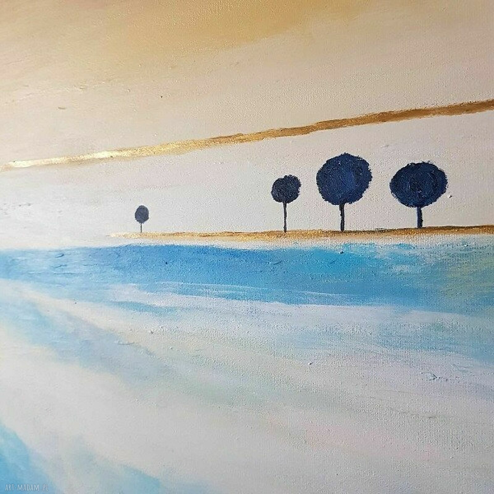 Obraz akrylowy „Drzewa” 60x60 cm - gotowy do powieszenia