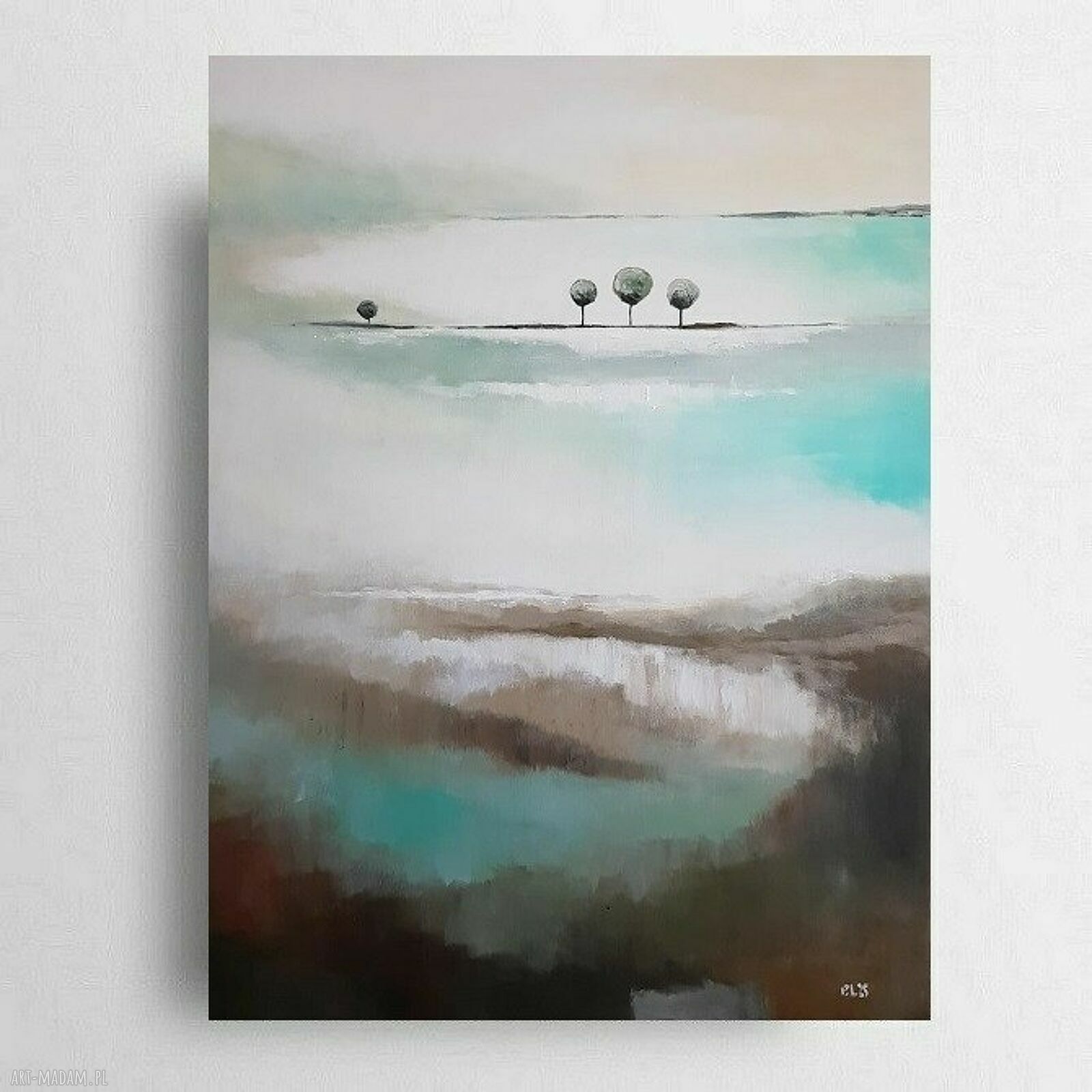 Obraz akrylowy „Drzewa” 80x60 cm - gotowy do zawieszenia