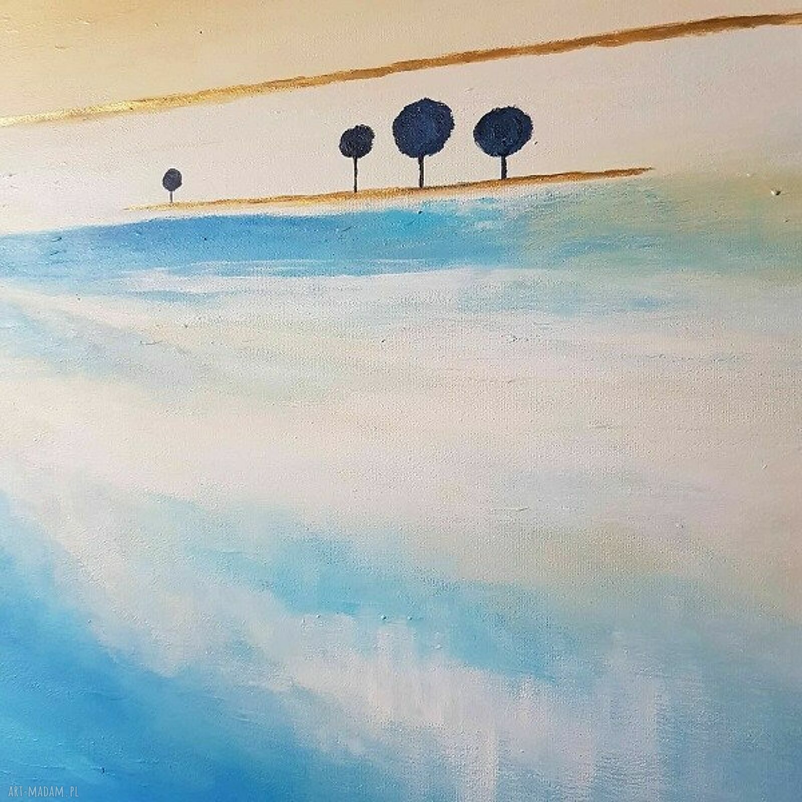 Obraz akrylowy „Drzewa” 60x60 cm - gotowy do powieszenia