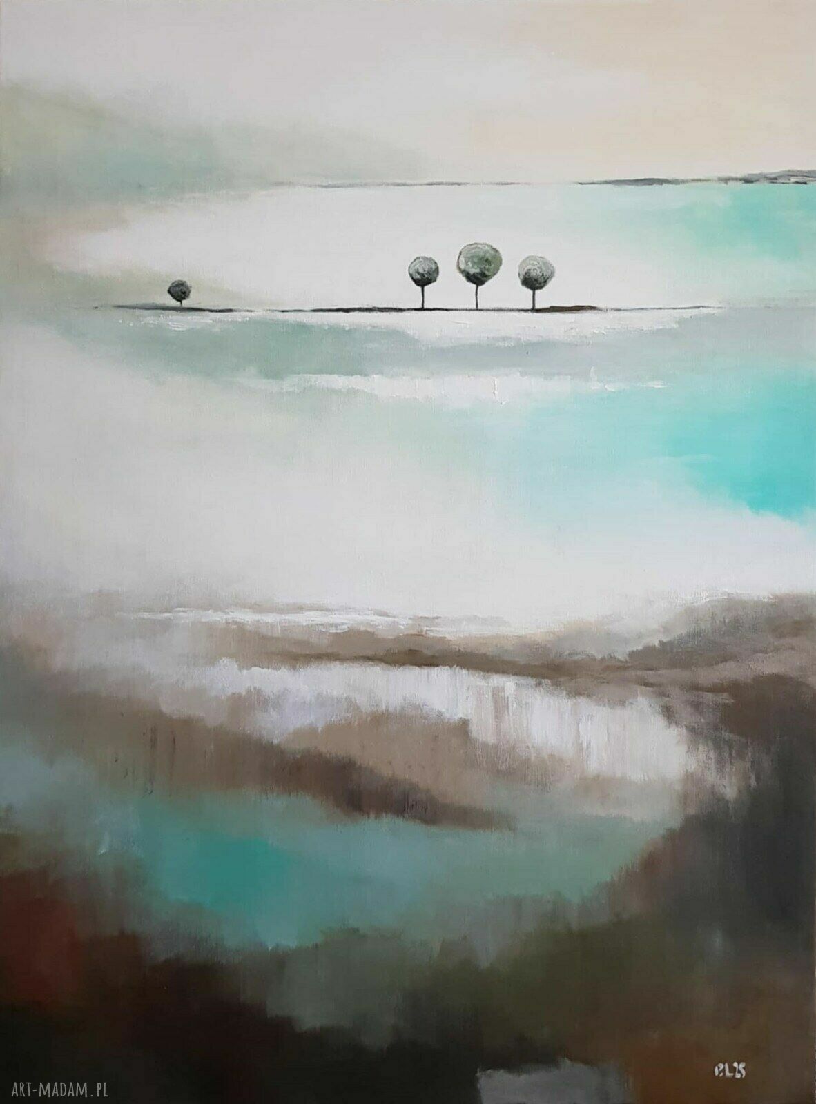 Obraz akrylowy „Drzewa” 80x60 cm - gotowy do zawieszenia