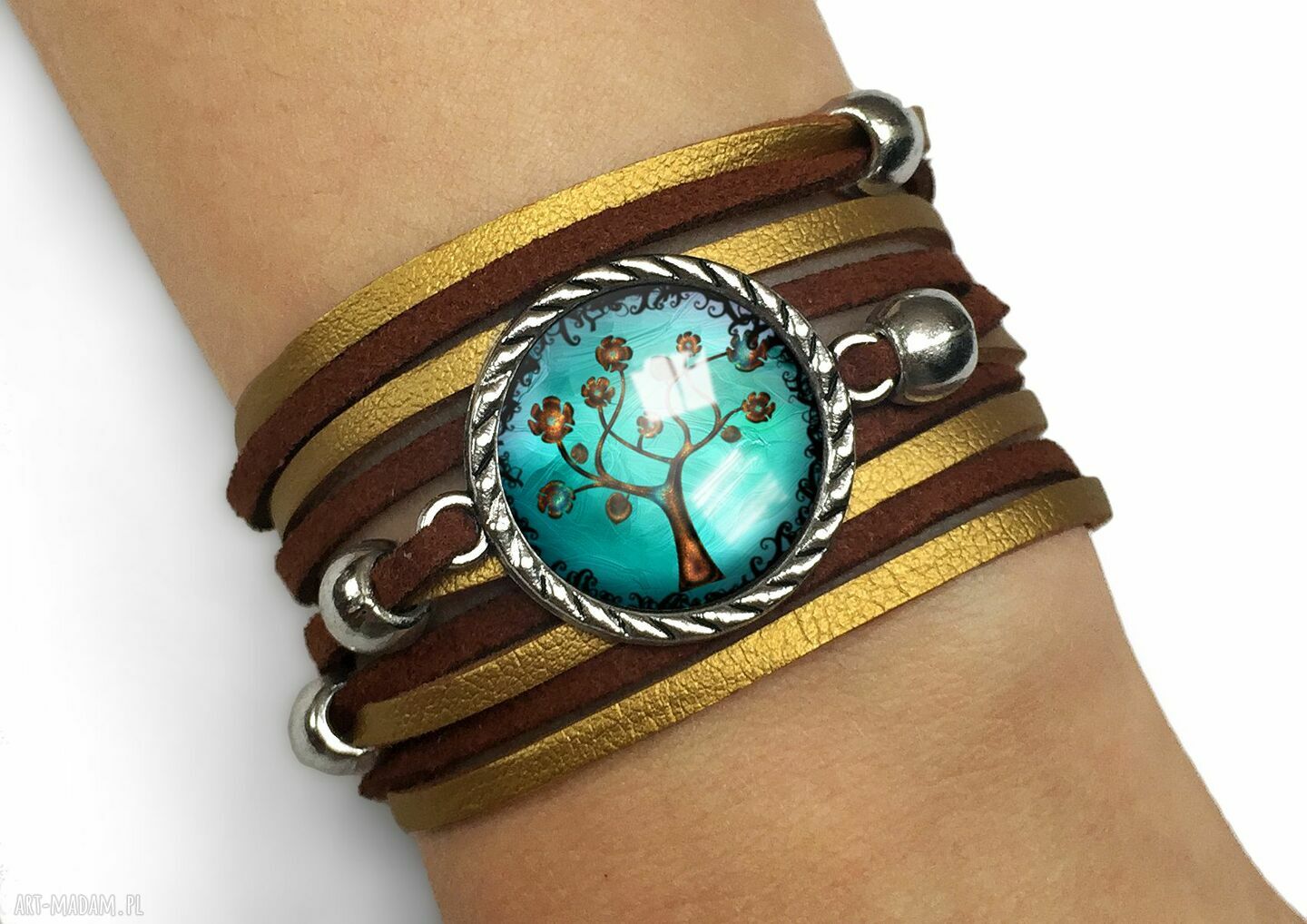 Bransoletka drzewo nadziei życia drzewko symboliczne ręcznie