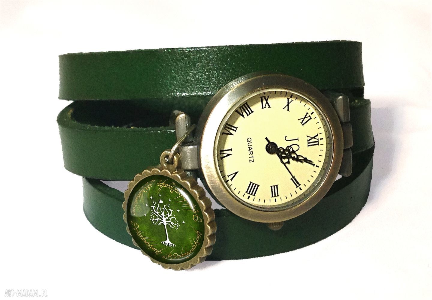 naszyjniki: Drzewo Gondoru Duży medalion z łańcuszkiem Ręcznie robione