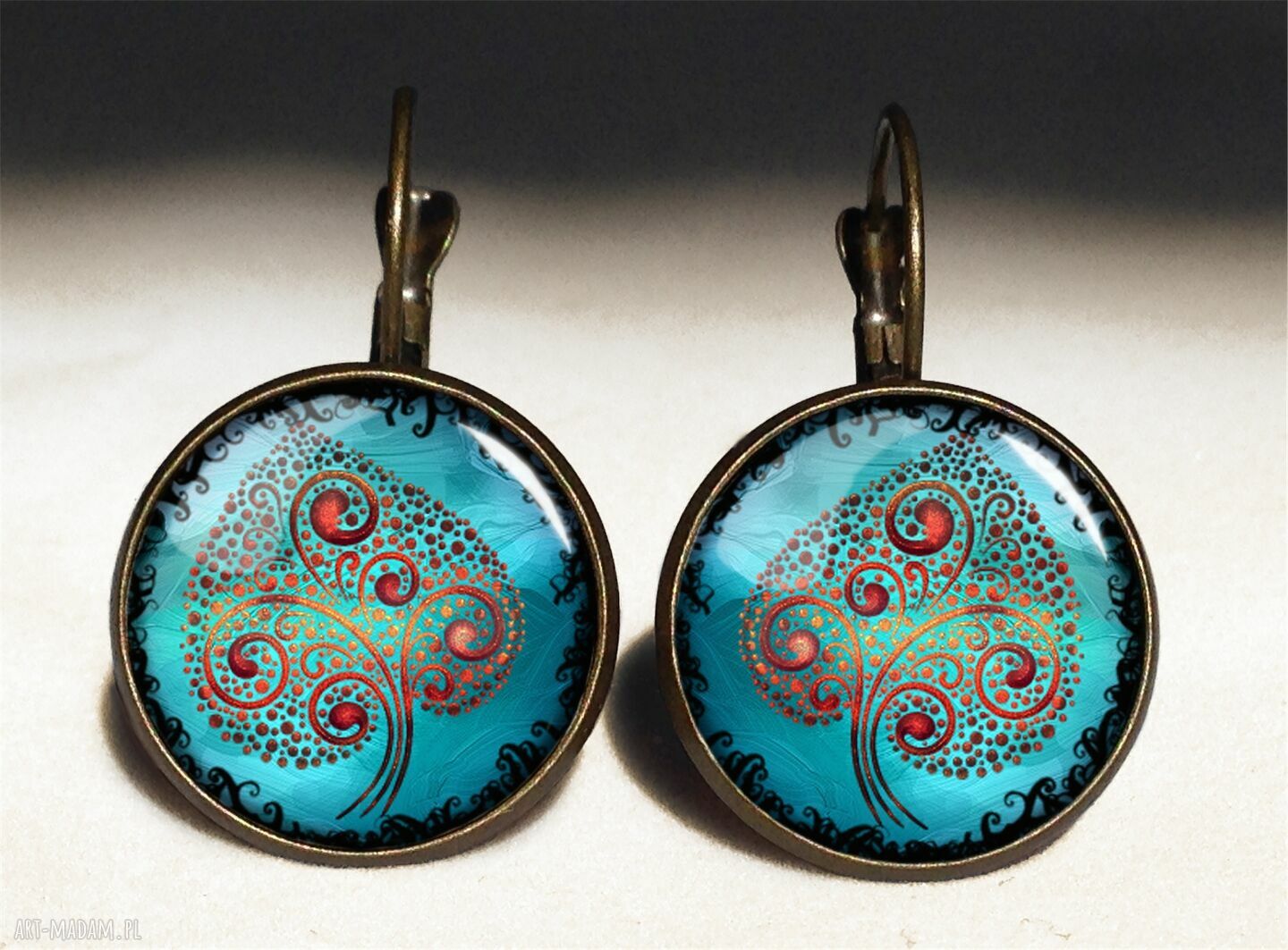 naszyjniki: Drzewo Miłości Medalion z łańcuszkiem Ręcznie zrobione