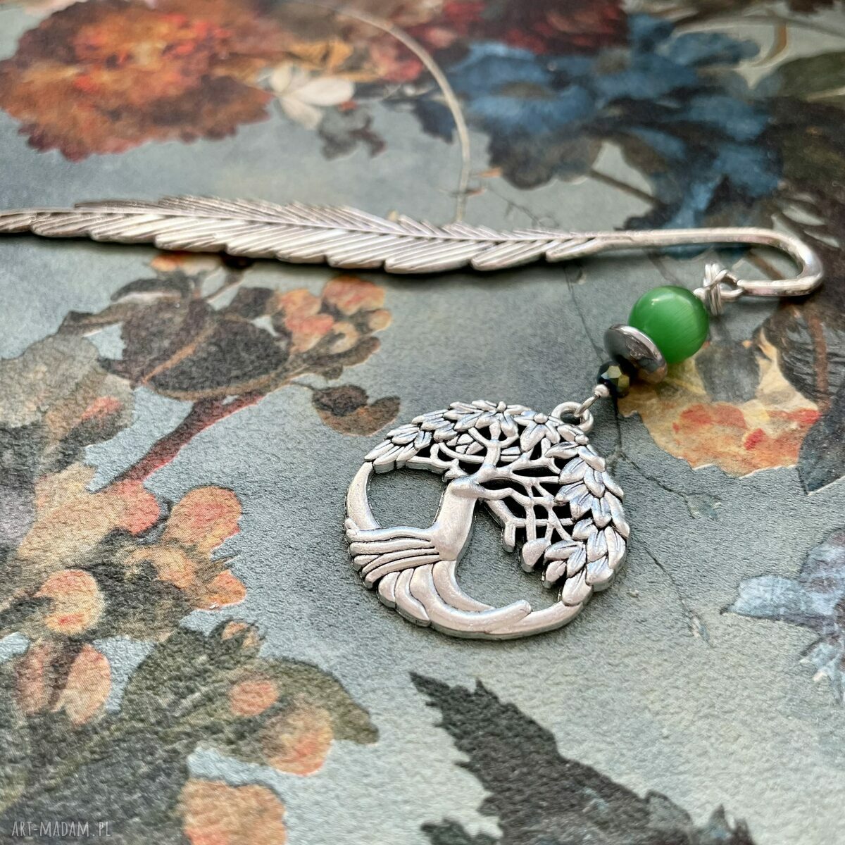 Drzewo zakładka do książki handmade