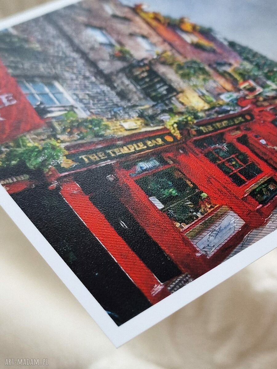 Dublin w akwareli - zestaw 9 grafik 13x18 cm