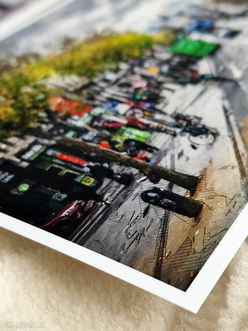 Dublin w akwareli - zestaw 6 grafik 13x18 cm