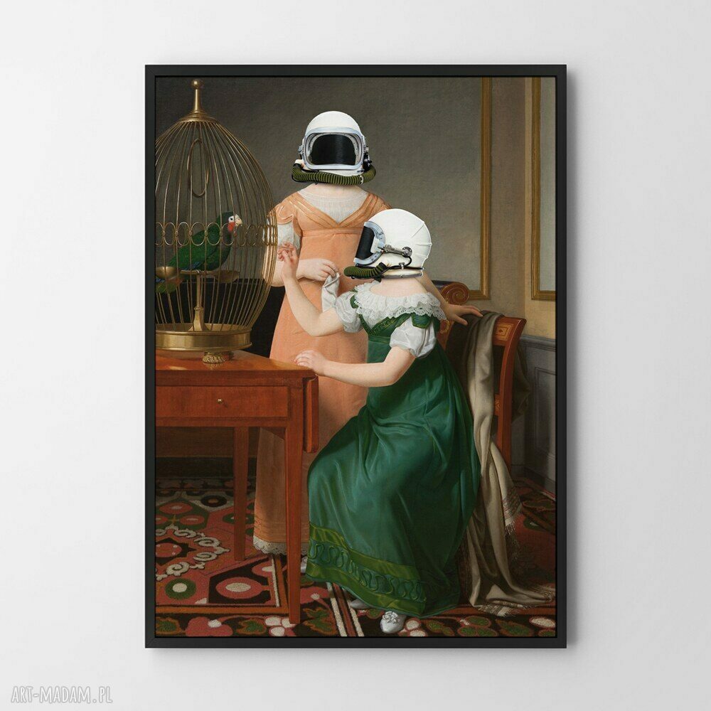 Plakat duet Sztuka 61x91 cm Hogstudio
