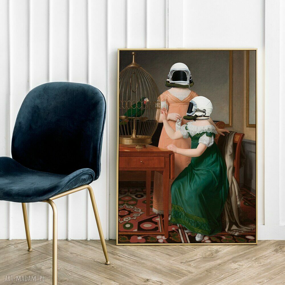 Plakat duet Sztuka 61x91 cm Hogstudio