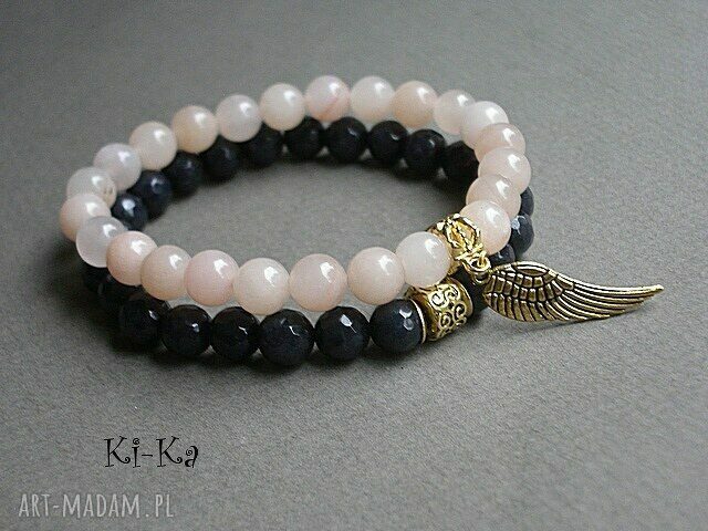 DUO DARK BLUE AND NUDE Hand Made