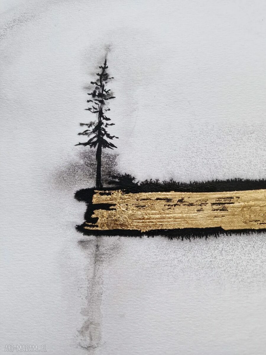 dom: Obraz 50X70 cm wykonany ręcznie 3828302 Hand Made