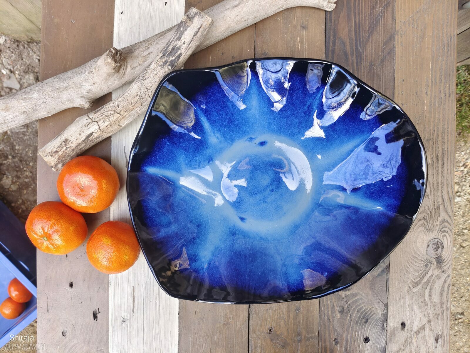 Duża ceramiczna misa - patera (c838)