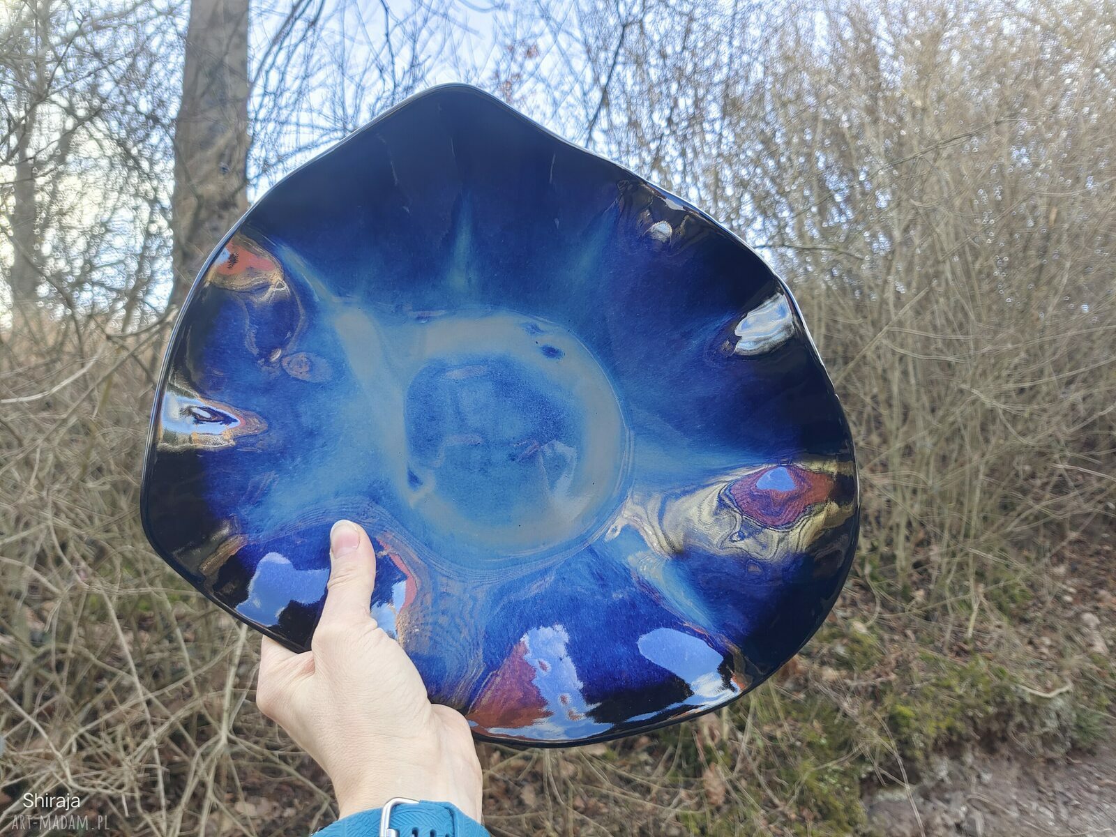 Duża ceramiczna misa - patera (c838)