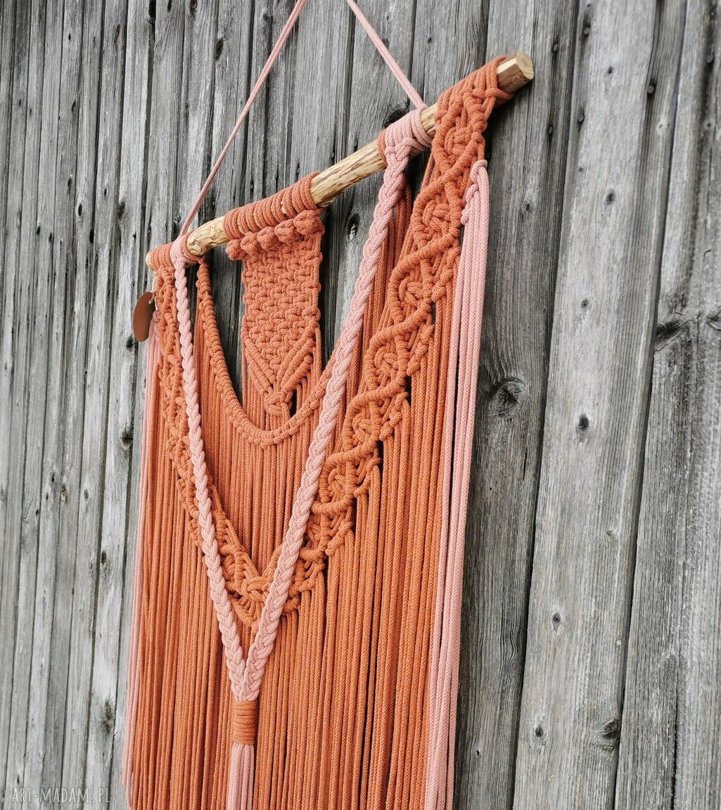 Duża makrama na ścianę mkr 124 - boho dekoracja