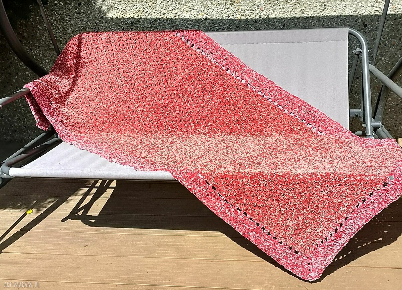 Duża narzuta i ciepły koc 90 x 200 cm