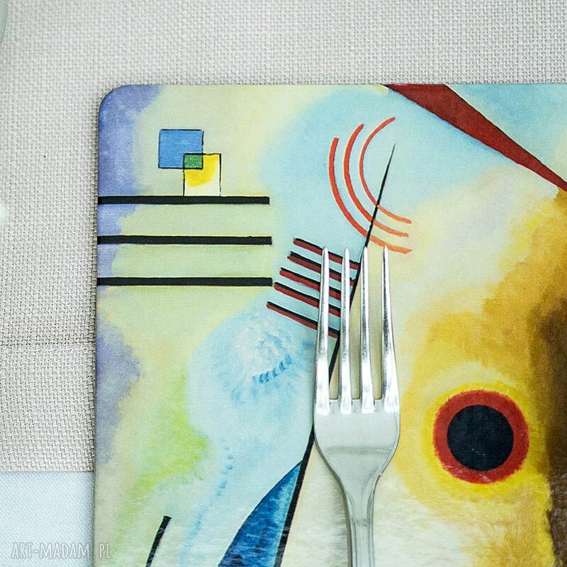 Duża podkładka na stół Kandinsky - ręcznie robiona