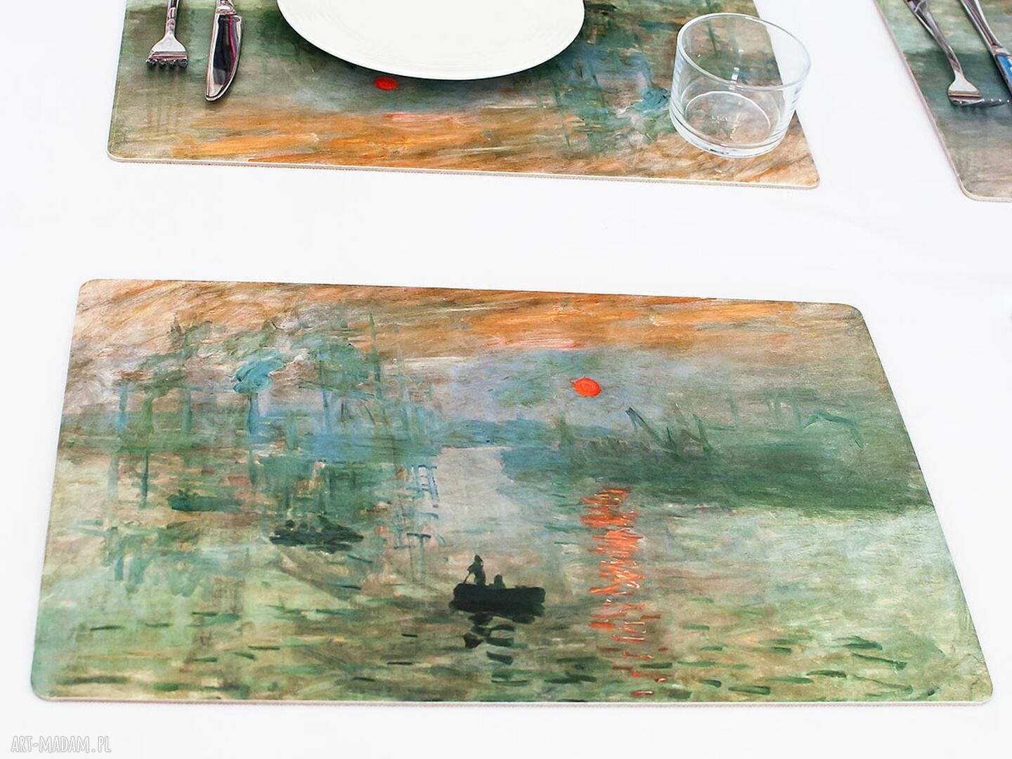Duża podkładka na stół Monet „Impresja - wschód słońca”