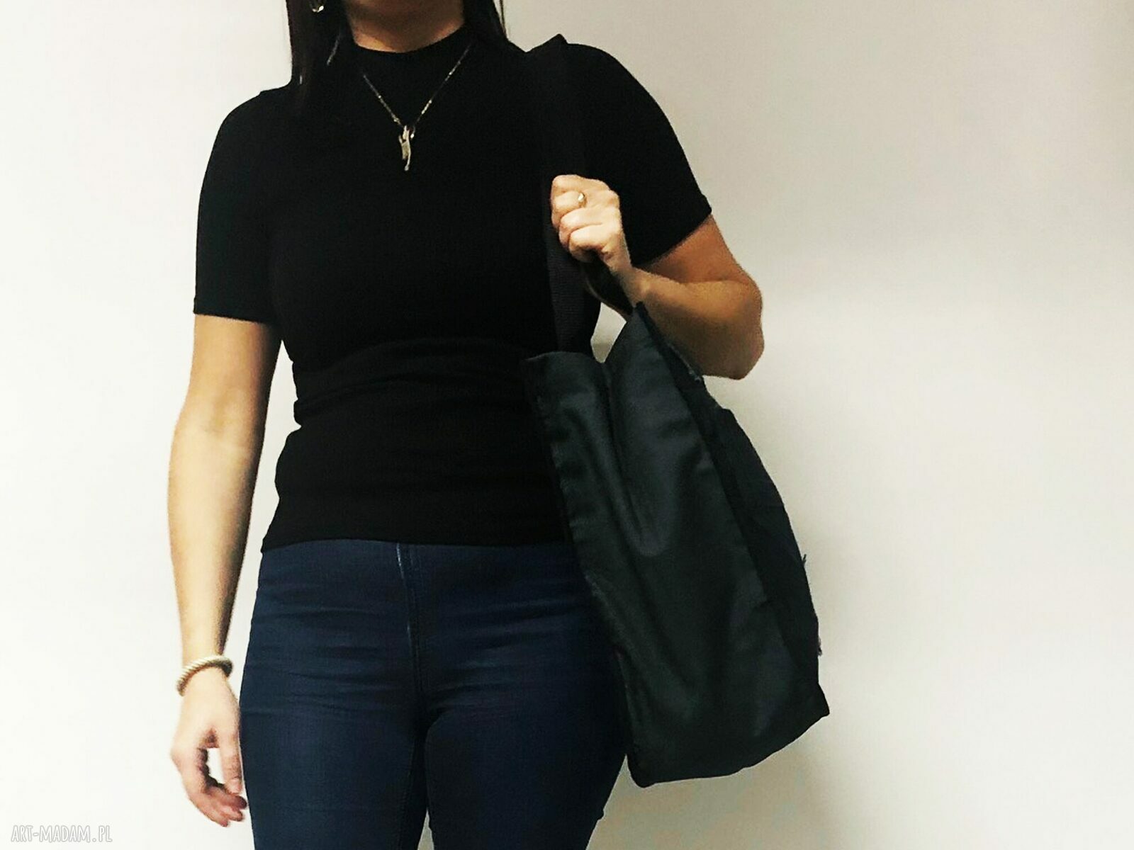 Duża torba na ramię z upcyklingu jeans - Majunto 47 G-Star