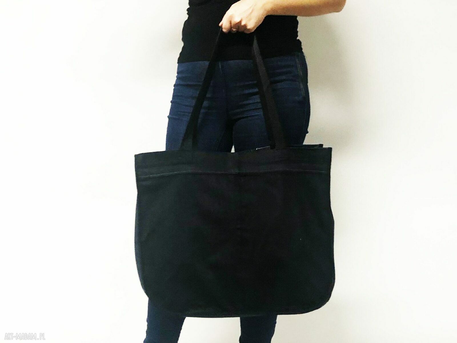 Duża torba na ramię z upcyklingu jeans - Majunto 47 G-Star