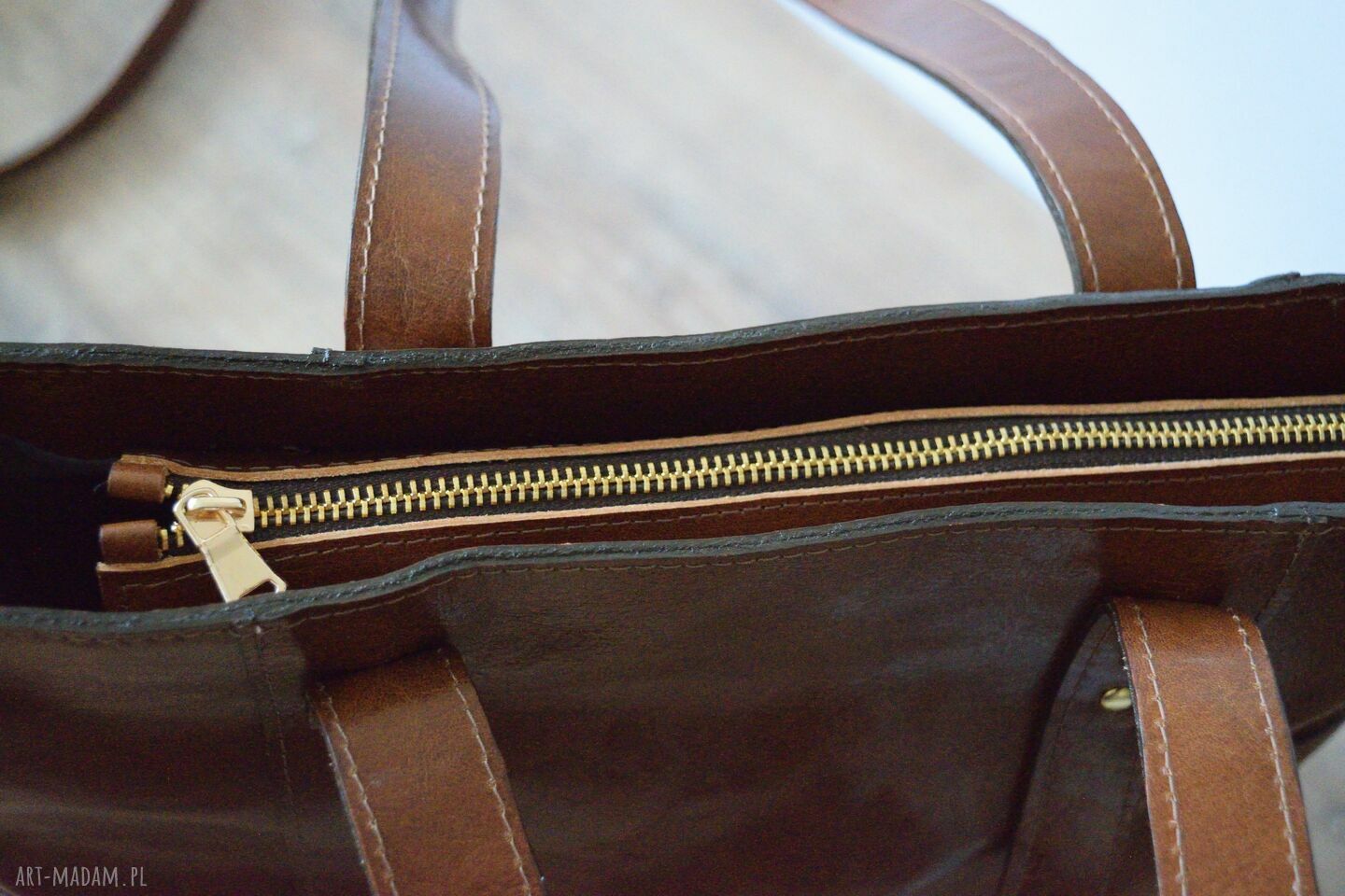 Duży shopper vintage ręcznie robione