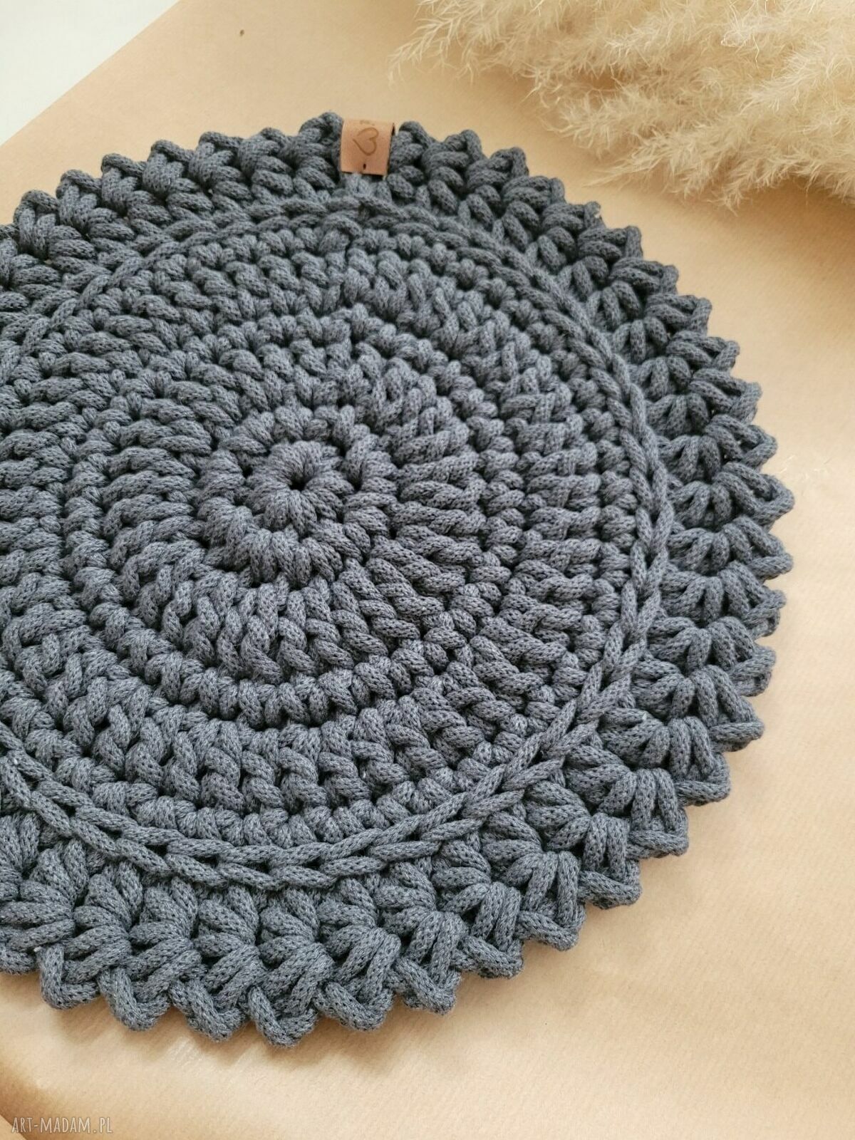 Duże podkładki na stół Forest Pad - bawełniany sznurek, 35 cm