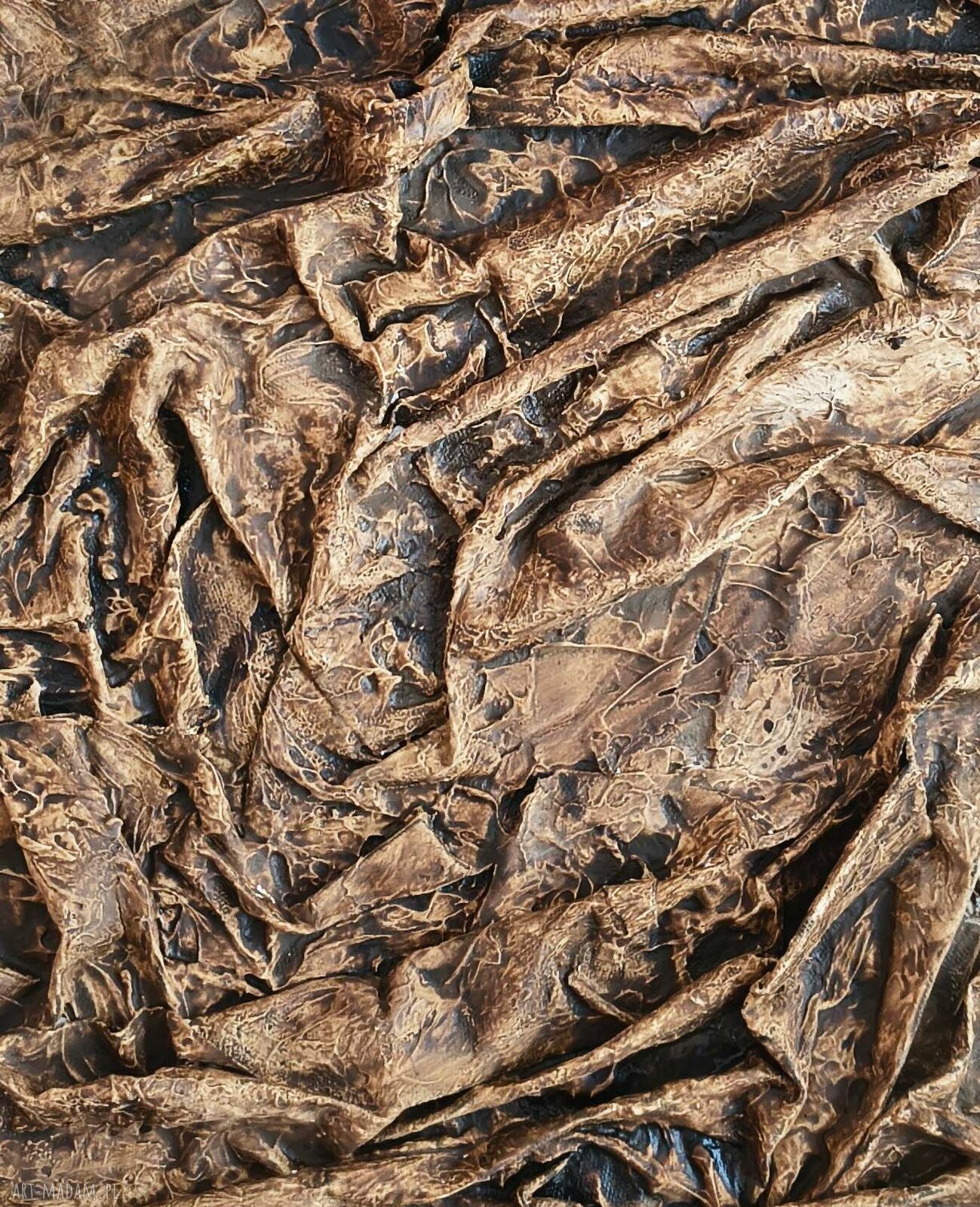 Okrągły obraz strukturalny FI 120 cm - Art and Texture
