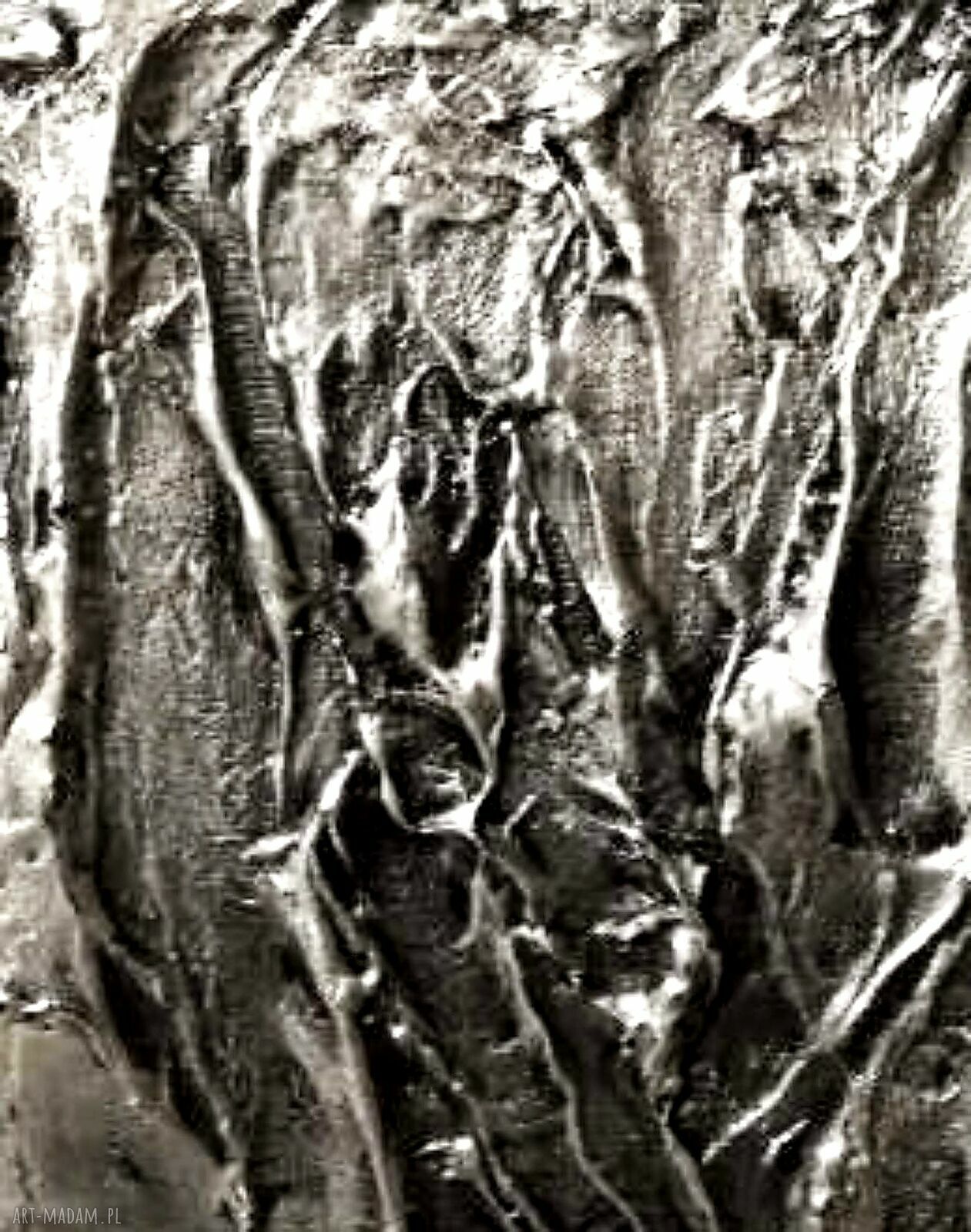 Duże obrazy - srebrna struktura 100x150 cm