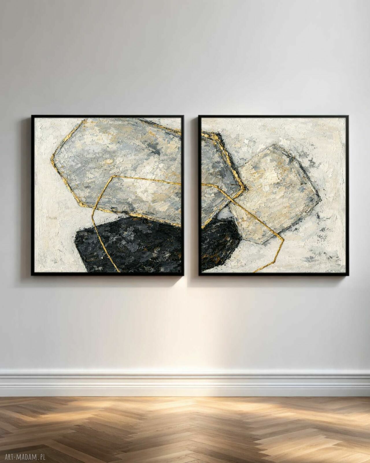 Duży obraz na płótnie 120x240 cm - nowoczesna struktura i tekstura