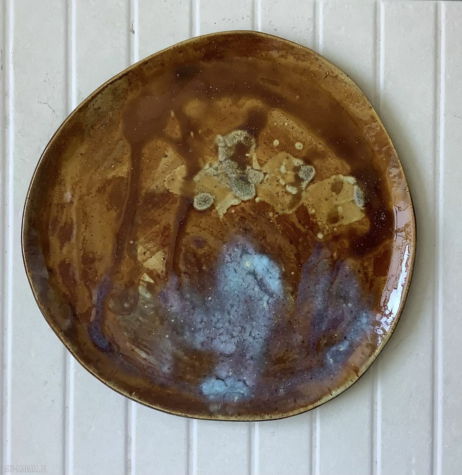 Duże talerze ceramiczne ręcznie robione - na obiad i wyraziste śniadanie