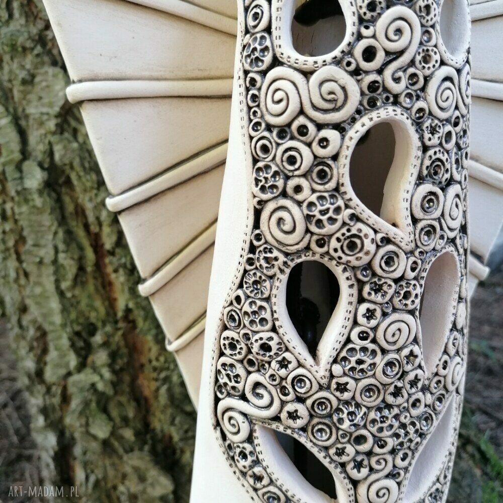 Duży anioł ceramiczny lampion Zlarin