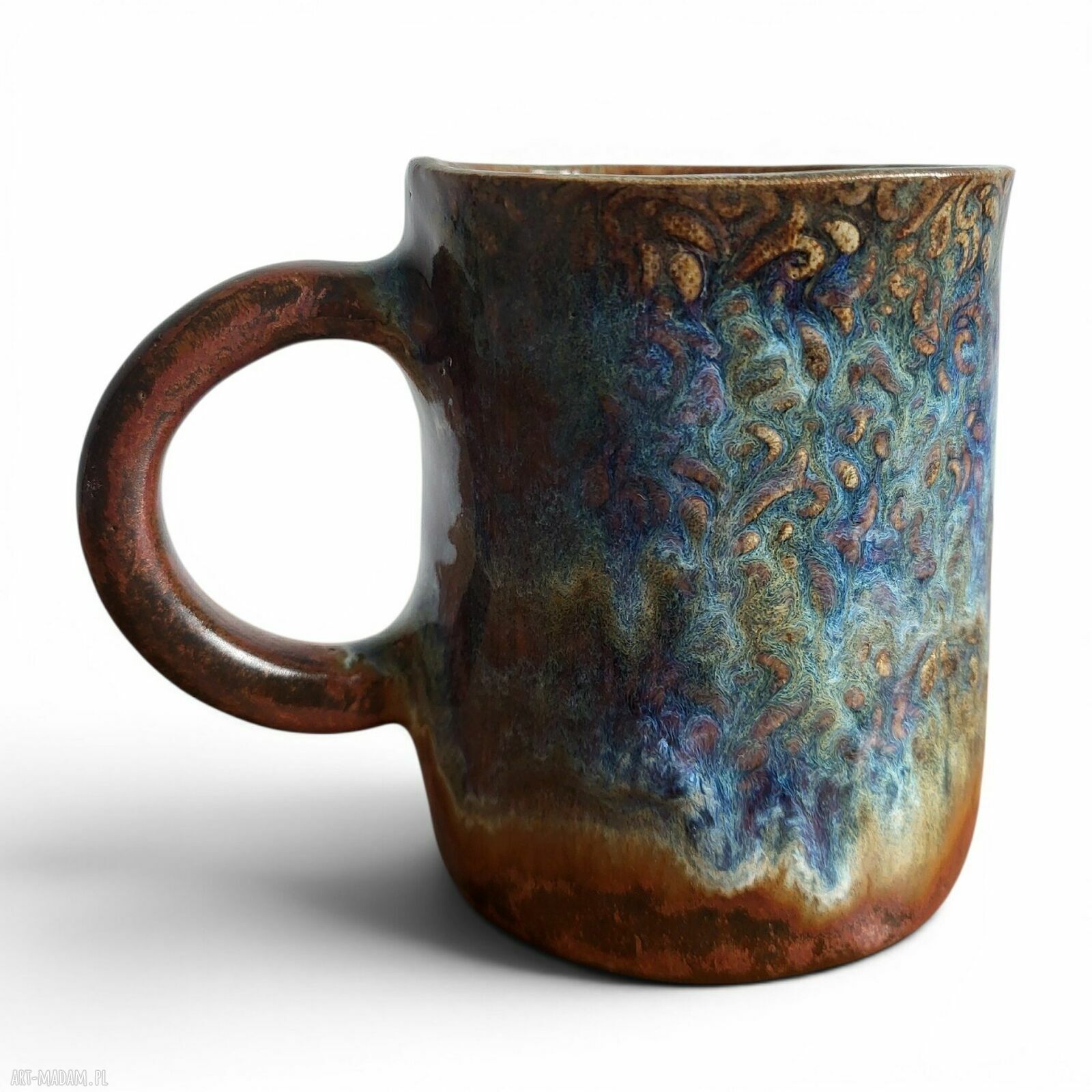 Duży ceramiczny kubek Art by Leika 400 ml - ręcznie formowana ceramika