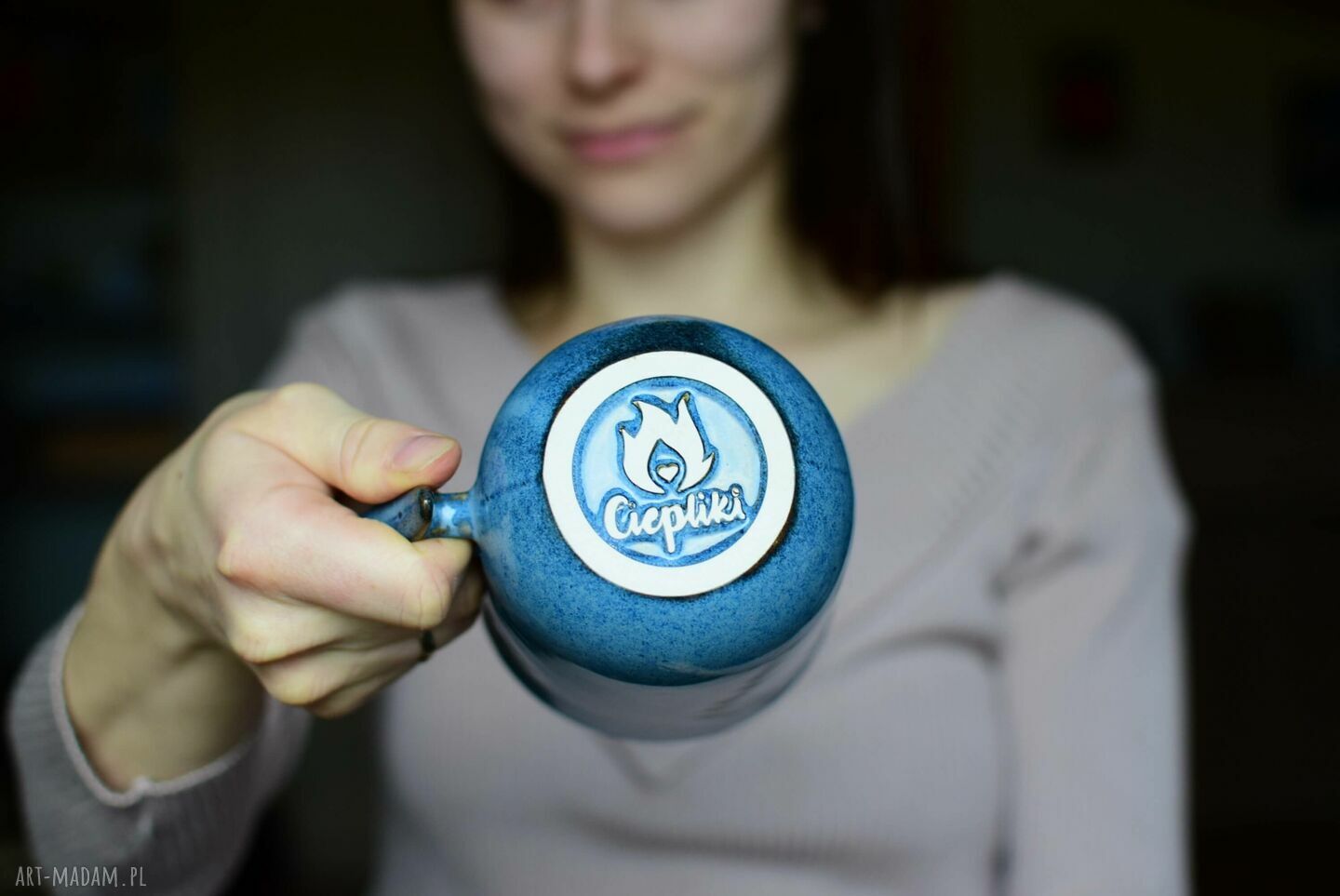 Duży kubek morski 550 ml