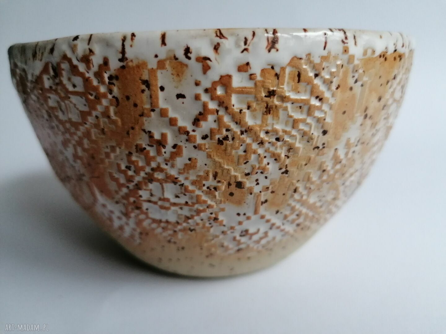Duży kubek ceramiczny "jak ciepły sweter"