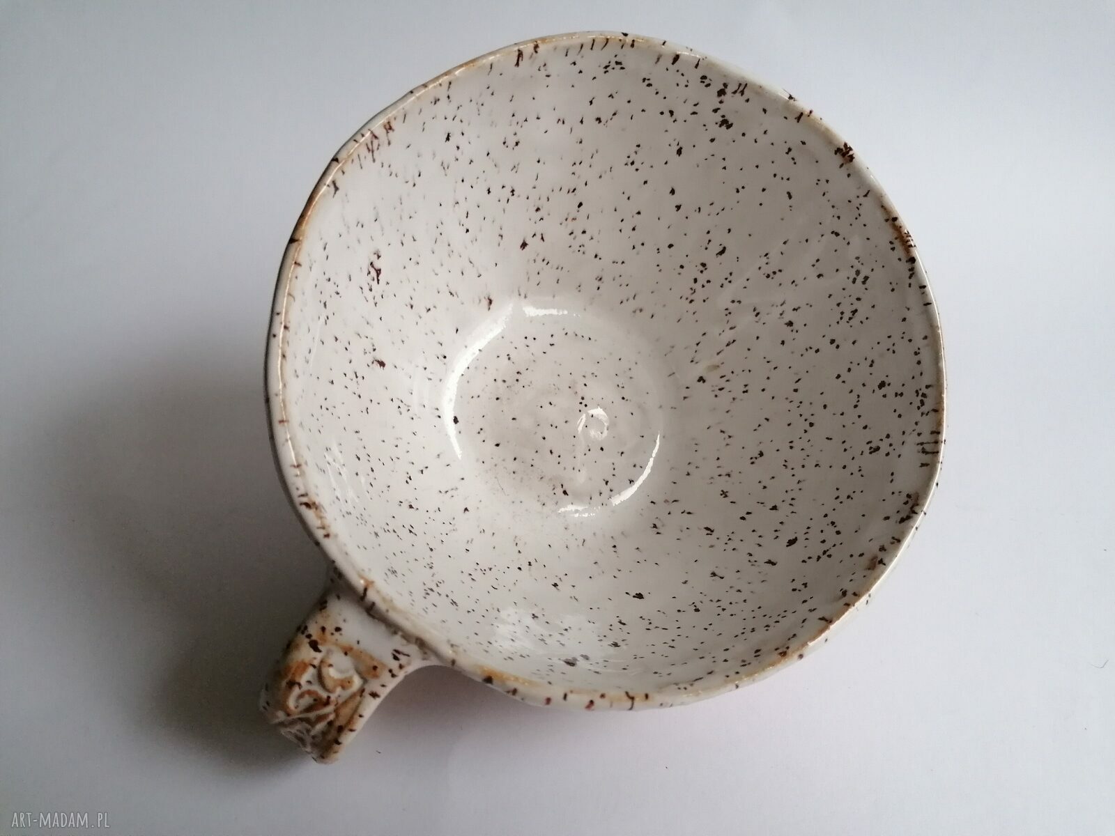 Duży kubek ceramiczny "jak ciepły sweter"